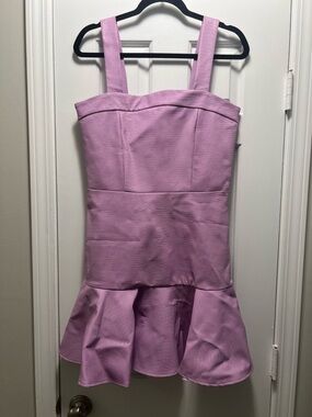 New Sincerely Ours Lilac Textured Mini Dress Alligator